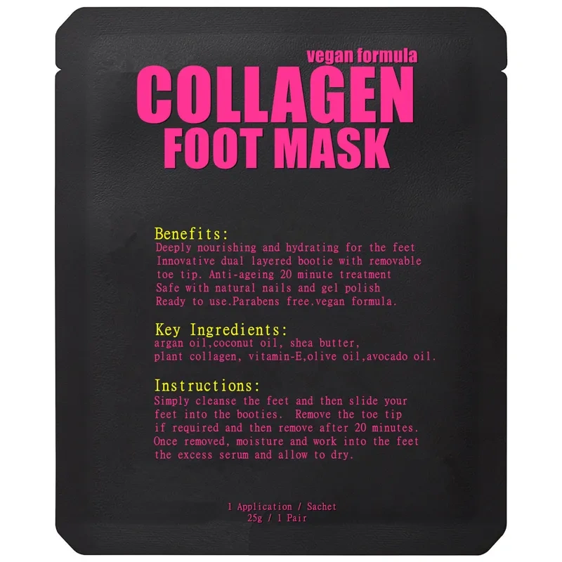 OEM ODM Private label Marine Collagen Manicure hand mask with fingertips removable
