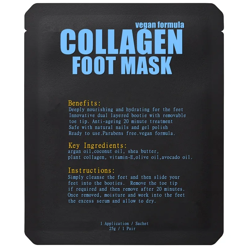 OEM ODM Private label Marine Collagen Manicure hand mask with fingertips removable