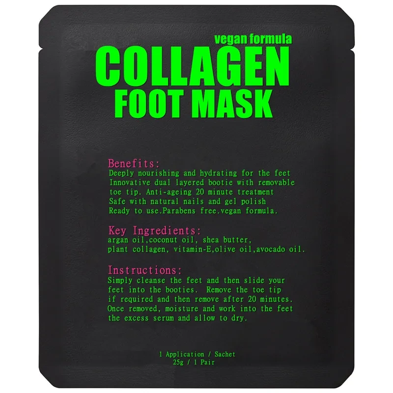 OEM ODM Private label Marine Collagen Manicure hand mask with fingertips removable