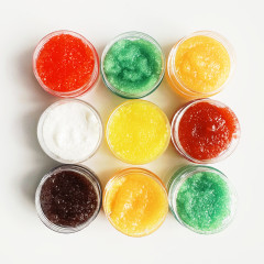 China Factory OEM private Label  Shea Butter Lip Sugar Scrub Lip Sleeping Mask & Lip Exfoliator Scrub