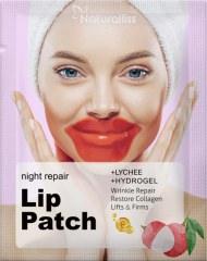 Hyaluronic Acid  Strawberry Anti wrinkle dead skin removal Hydrogel Sleeping Lip Gel Patch