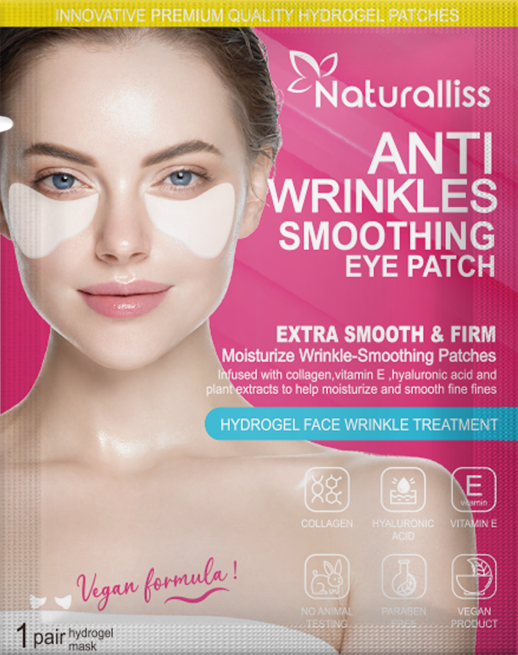 China Factory OEM Collagen Firming Smoothing Moisturizing Anti-Wrinkle Hydrogel Eye Patch