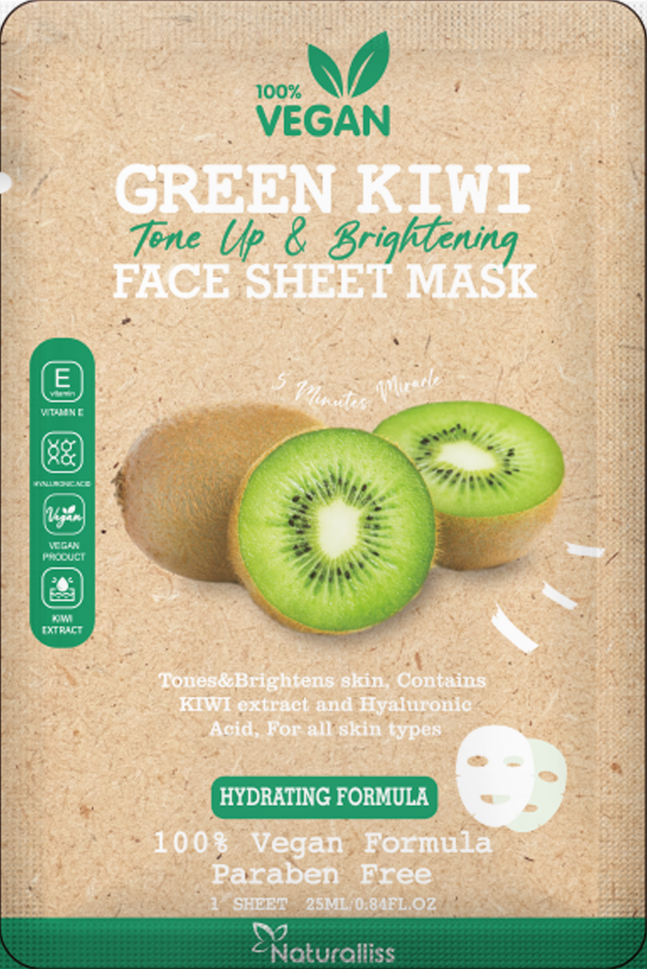 ECO-FRIENDLY Coconut Oil Hydrate Nourish Moisture Vegan Face Sheet Mask for Face Skin Care Anti-Aging