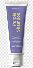 HYBERLISS Purple Shampoo & Conditioner-Set for Blonde, Brunette, Silver + Gray Hair, Anti Brass + Yellow Tones, Safe for Color Treated Hair, Sulfate Free Toning Shampoo Conditioner