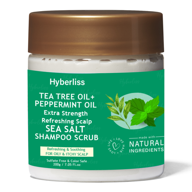 TEA TREE OIL+ PEPPERMINT OIL  Extra Strength  Refreshing Scalp Treatment OIL | With Argan, Jojoba & Grapeseed Oils | Soothes Itchy Scalp & Fights Dandruff | Non GMO Verified