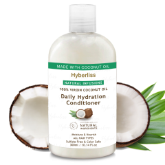 100% VIRGIN COCONUT OIL MOISTURE+NOURISH  HAIR MASK-Deep Conditioner for Strength and Volume