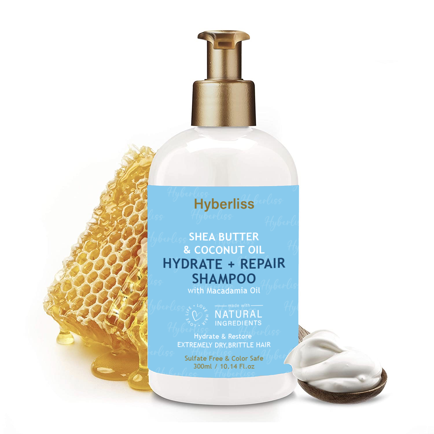 SHEA BUTTER & COCONUT OIL HYDRATE + REPAIR HAIR OIL