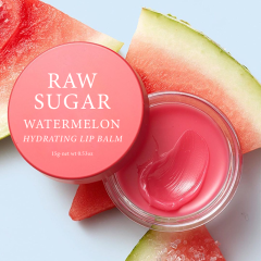 FRESH RAW SUGAR LEMON HYDRATING LIP BALM- Hydrating Overnight  Lip Balm & Mask, 12hrs Long-lasting Moisture, Gentle Exfoliation, CHINA Skin Care