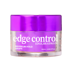 edge control MAXIMUM HOLD LEMON-Non-greasy Edge Control Smoother Edge Gel, Edge Wax Styling Wax for Black Hair No Flaking, Rosemary Oil for Hair Growth Braiding Gel Braid Mouss Shine