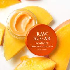 FRESH RAW SUGAR LEMON HYDRATING LIP BALM- Hydrating Overnight  Lip Balm & Mask, 12hrs Long-lasting Moisture, Gentle Exfoliation, CHINA Skin Care