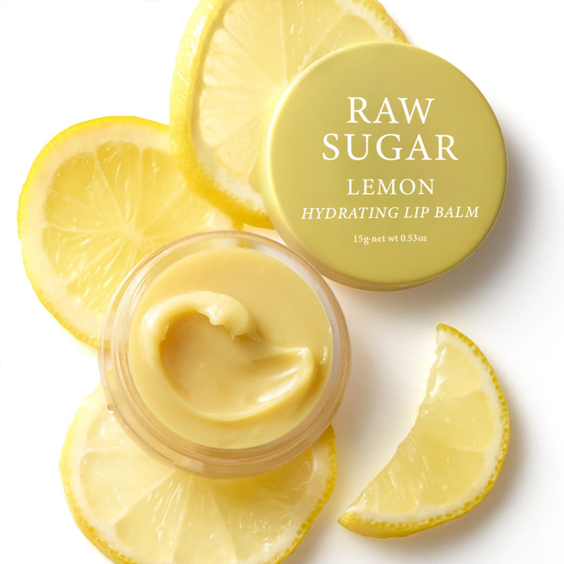 RAW SUGAR LYCHEE HYDRATING LIP BALM-Smoothning -  Lychee Flavor - All Natural