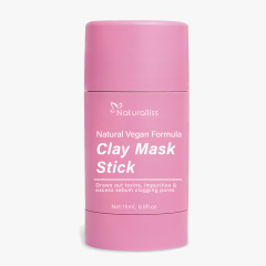 Natural Vegan Formula Clay Mask Stick-Hydrating & Calming | Exfoliates & Tightens Skin - Smooths Pores | Hydrating Face Mask, Soothing Face Mask, Face Clay Mask Skincare
