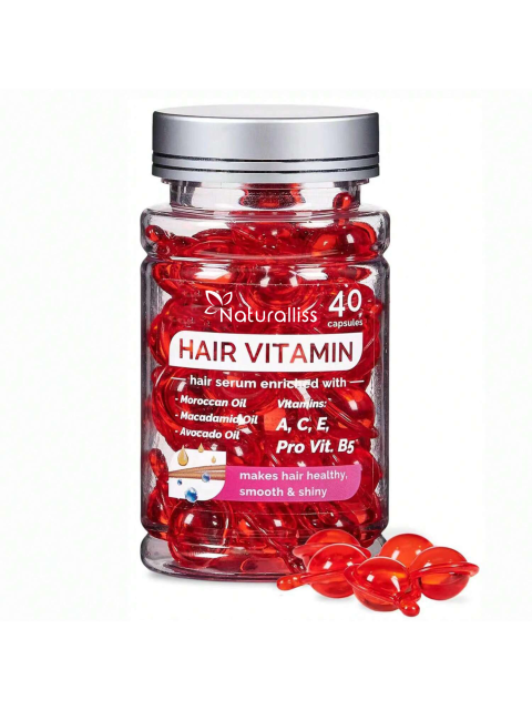 HAIR VITAMIN- Natural Hair Nutrition Supplement & Multivitamin for Healthier