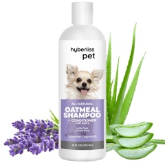 Hyberliss pet shampoo- for Allergies, Itching, Dog Skin and Coat Supplement, Helps Shedding, Hot Spots, Deodorizing Dog Shampoo, Dog Grooming