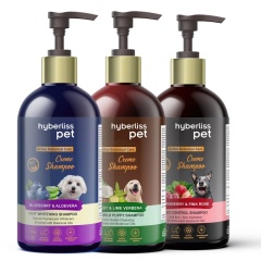 Hyberliss pet shampoo- for Allergies, Itching, Dog Skin and Coat Supplement, Helps Shedding, Hot Spots, Deodorizing Dog Shampoo, Dog Grooming