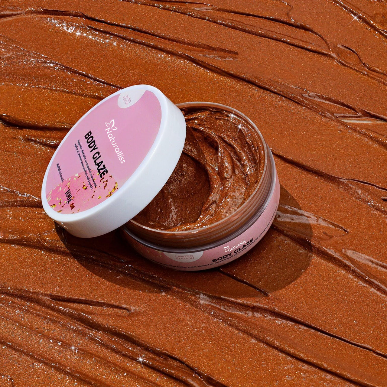 Shimmer Body Glaze Skin Barrier Boosting Serum Oil for Deep Hydration body balm - Softens, Firms, and Enhances Skin Health