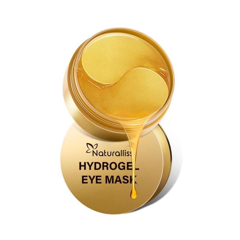Brightening Hydrogel Eye Masks Caffeine Eye Masks for Dark Circles and Puffiness with Hyaluronic Acid, Eye Patches for Puffy Eyes
