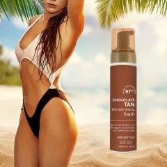 TAN Self-tanning  foam| Lightweight, Self-Tanner Foam Enriched with Aloe Vera and Coconut Provides an Even, Streak-Free Tan