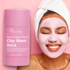 Natural Vegan Formula Clay Mask Stick-Hydrating & Calming | Exfoliates & Tightens Skin - Smooths Pores | Hydrating Face Mask, Soothing Face Mask, Face Clay Mask Skincare