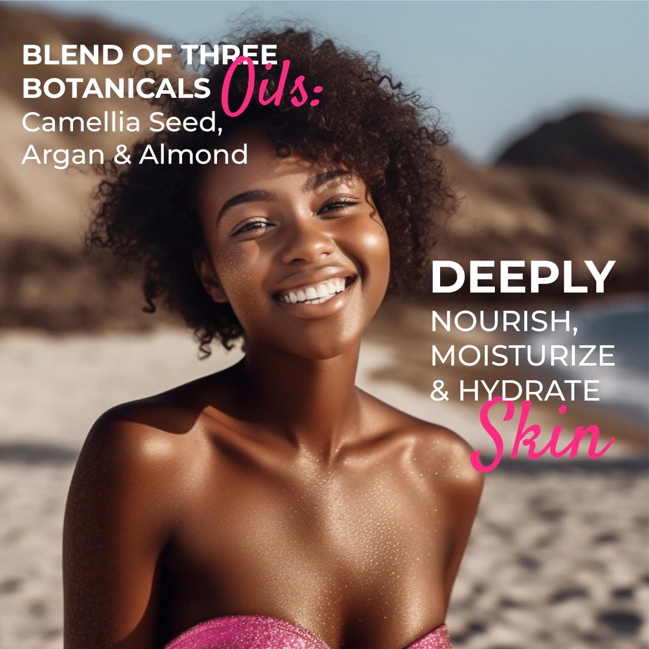 Shimmer Body Glaze Skin Barrier Boosting Serum Oil for Deep Hydration body balm - Softens, Firms, and Enhances Skin Health
