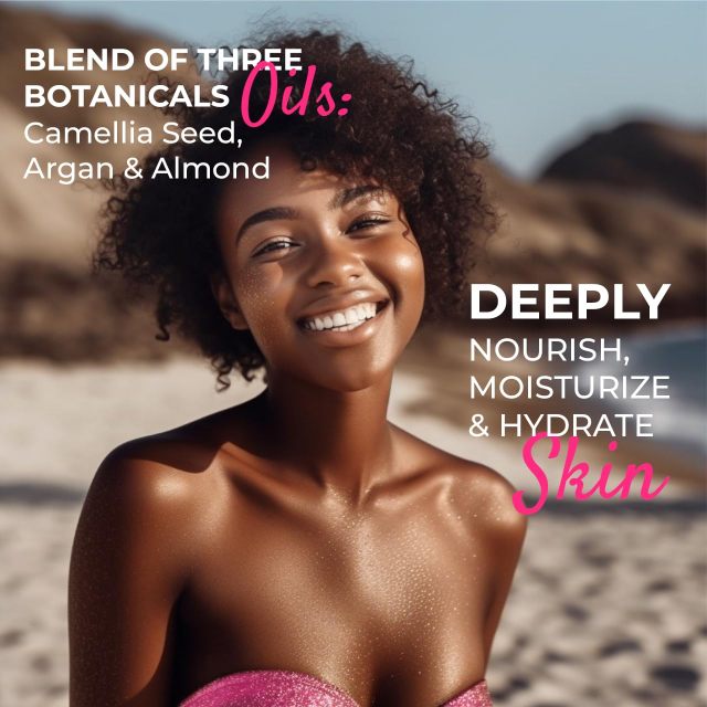 Shimmer Body Glaze Skin Barrier Boosting Serum Oil for Deep Hydration body balm - Softens, Firms, and Enhances Skin Health