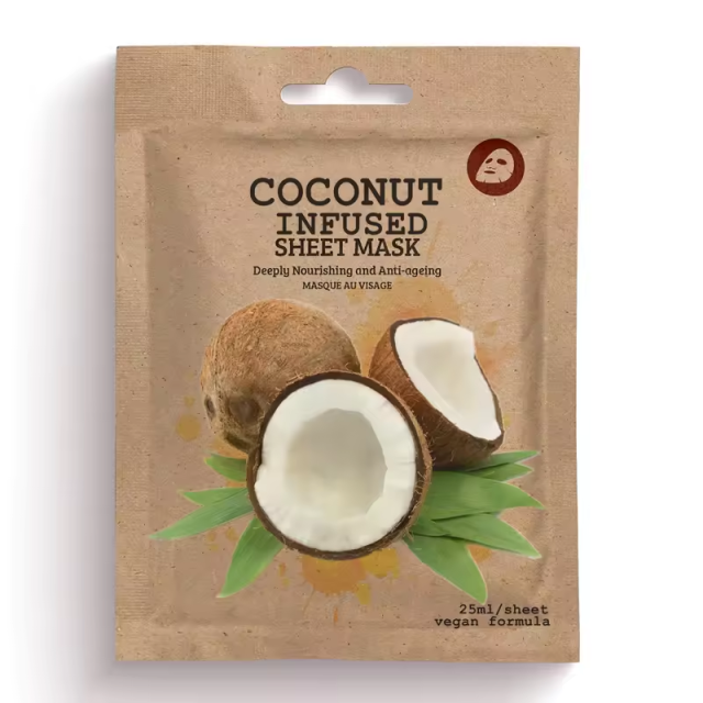 Organic Vegan Brightening Facial Sheet Mask