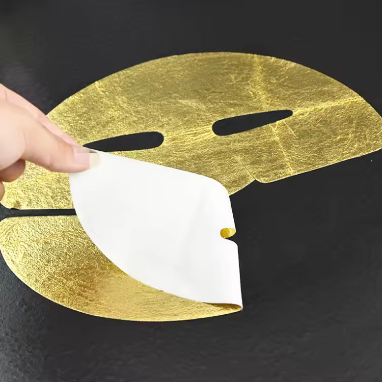 24K Gold Foil Hyaluronic face sheet Mask