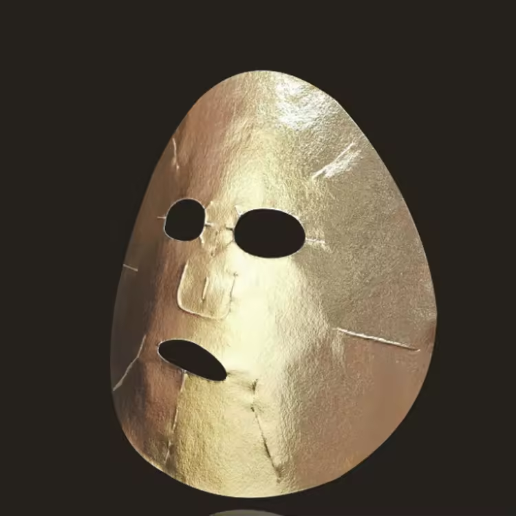 24K Gold Foil Hyaluronic face sheet Mask