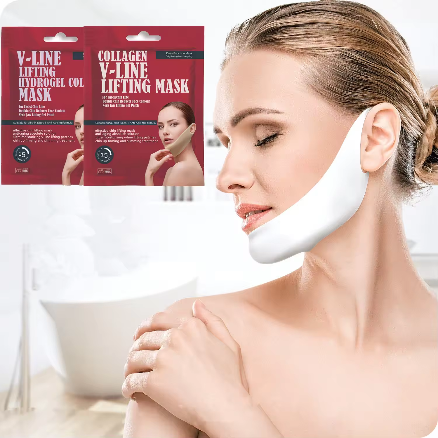 Neck Lift V Up Slimming Tightening Contour Face Mask