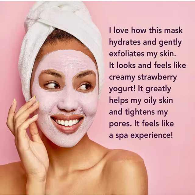 Rose Water White Tea Pink Clay Mud Mask