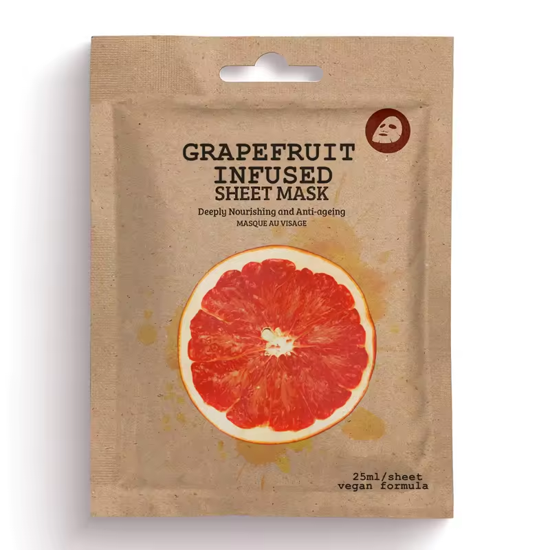 Organic Vegan Brightening Facial Sheet Mask