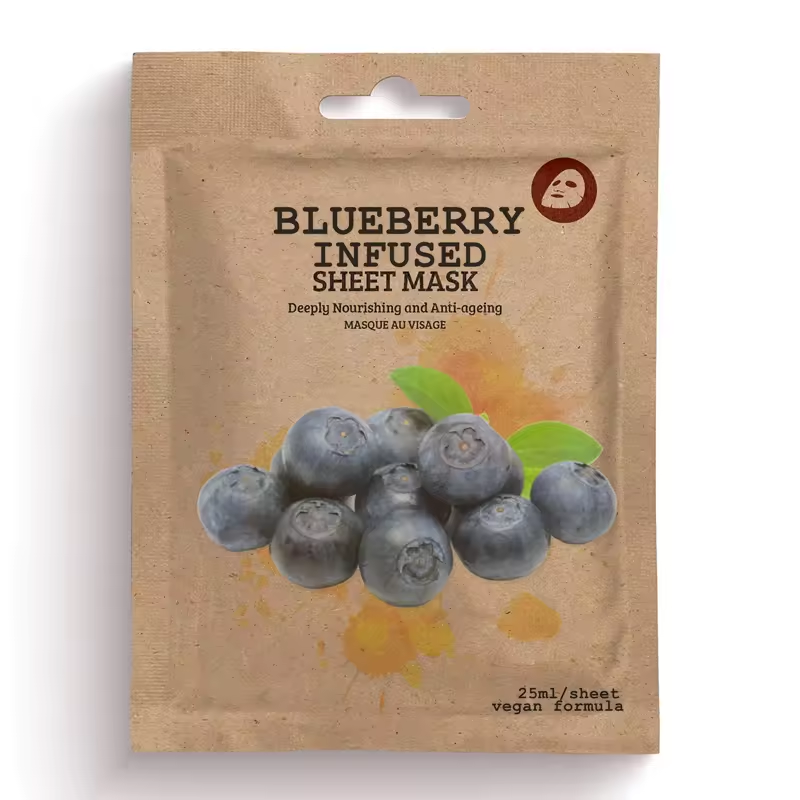 Organic Vegan Brightening Facial Sheet Mask