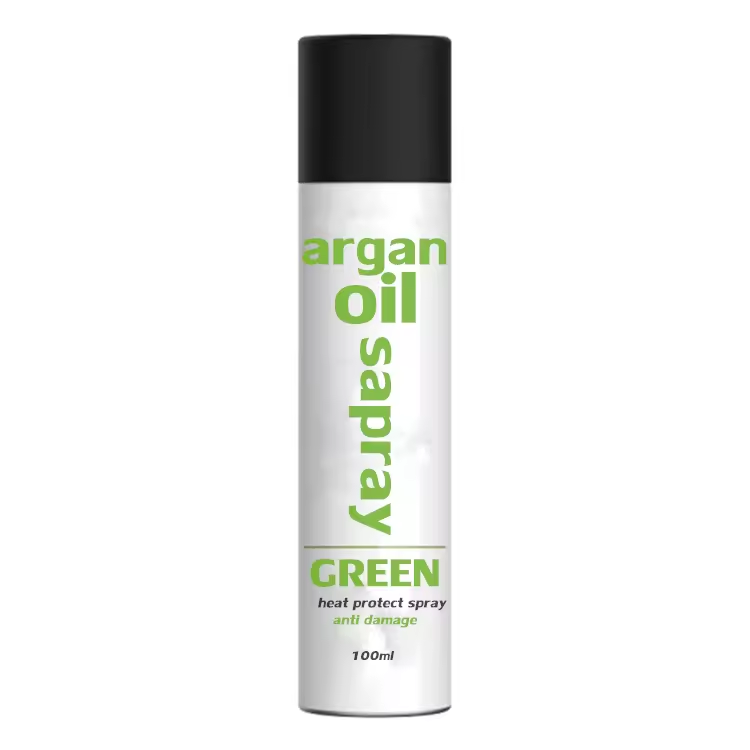 Iron straight heat protect keratin grey hair spray