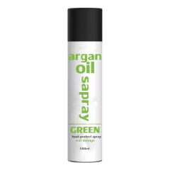 Iron straight heat protect keratin grey hair spray