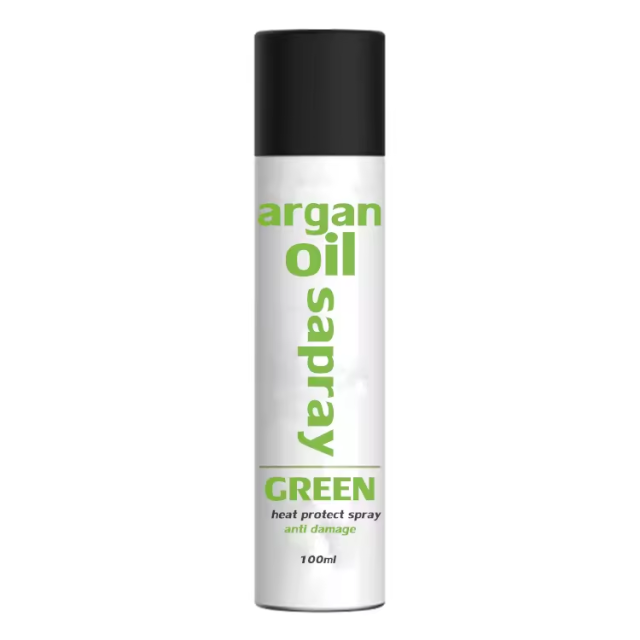 Iron straight heat protect keratin grey hair spray