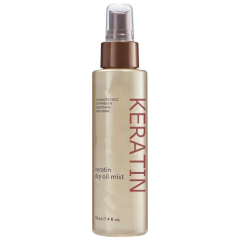 Iron straight heat protect keratin grey hair spray