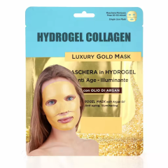 anti-wrinkle collagen whitening beauty 24k gold foil facial sheet mask