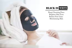 deep cleansing Detox Collagen black charcoal facial sheet mask