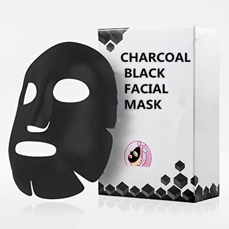 deep cleansing Detox Collagen black charcoal facial sheet mask