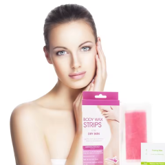Effective skin beauty care leg hair removal wax strips