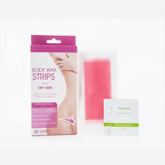 Effective skin beauty care leg hair removal wax strips
