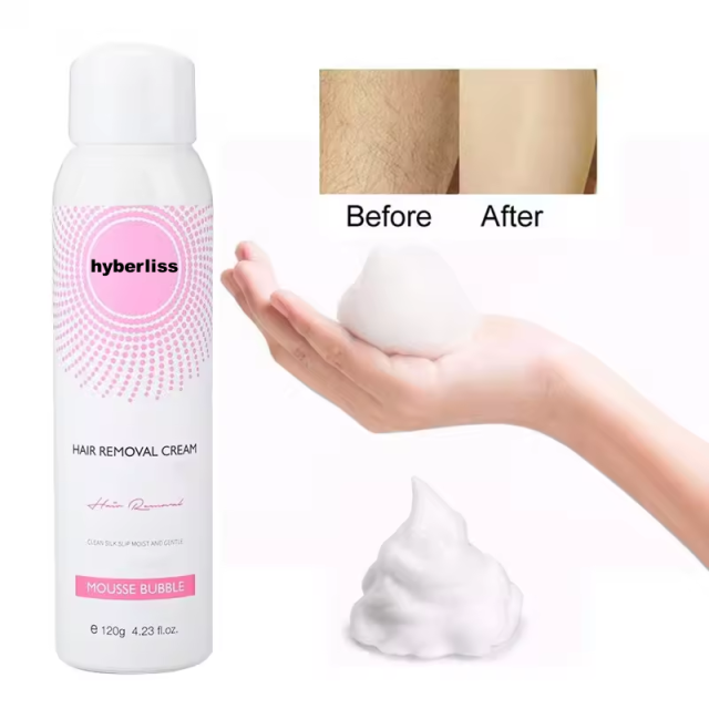 Painless Spray Foam Mousse Body Depilatory Hair Removal Cream