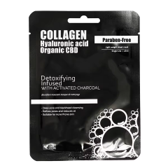 deep cleansing Detox Collagen black charcoal facial sheet mask