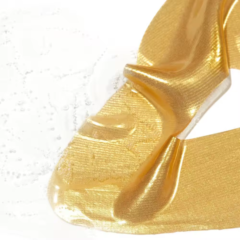 anti-wrinkle collagen whitening beauty 24k gold foil facial sheet mask