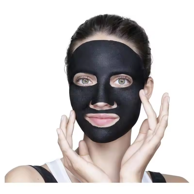 deep cleansing Detox Collagen black charcoal facial sheet mask