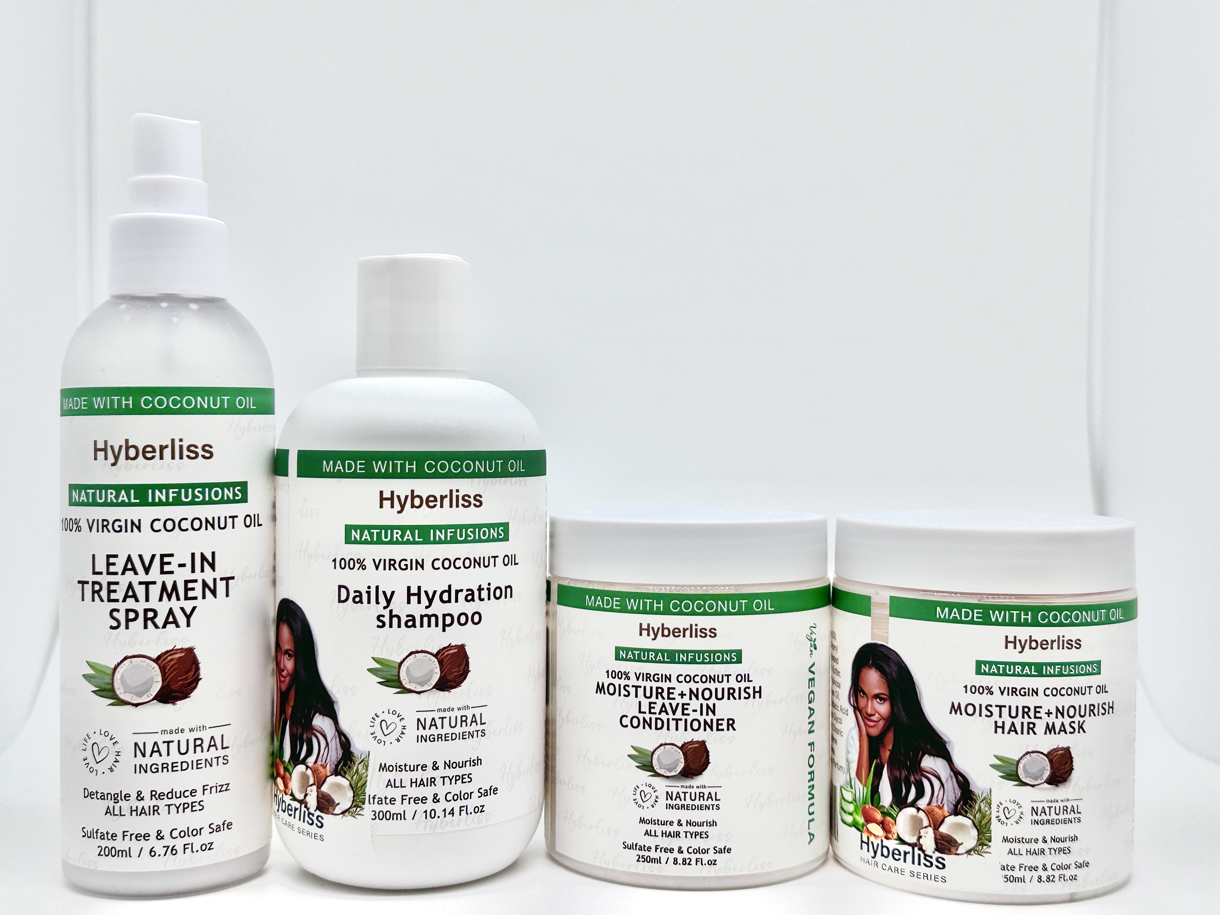 100% VIRGIN COCONUT OIL MOISTURE+NOURISH  HAIR MASK-Deep Conditioner for Strength and Volume