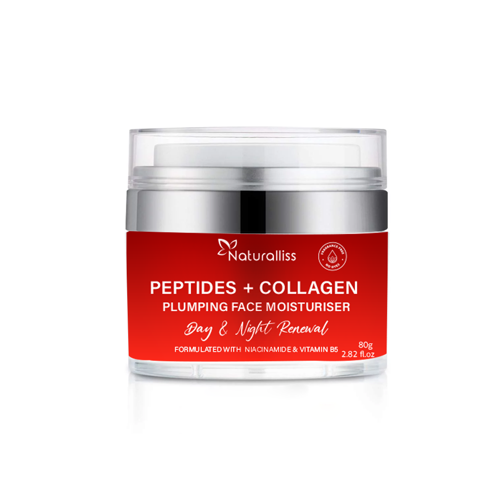 PEPTIDES + COLLAGEN  PLUMPING FACE MOISTURISER