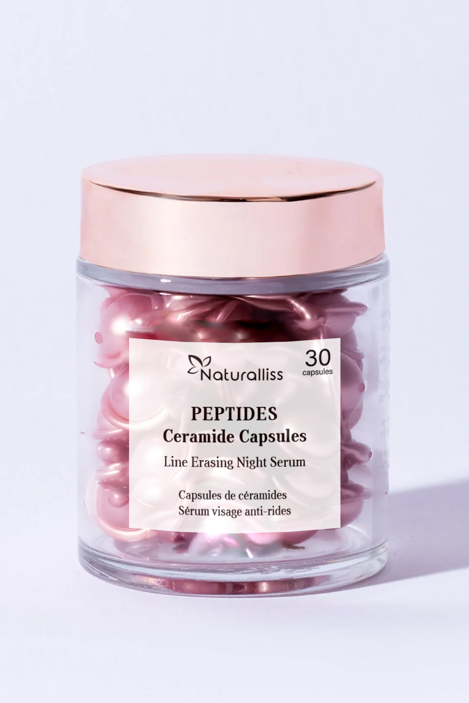 PEPTIDES Ceramide Capsules Line Erasing Night Serum
