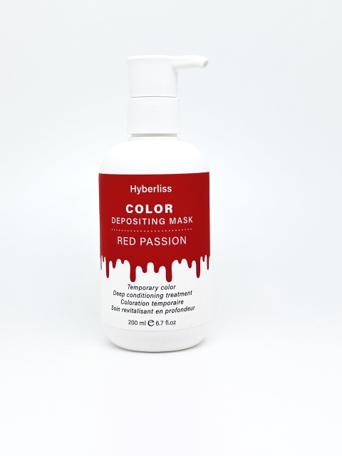 COLOR MASK red passion-- HYBERLISS Hair Mask with Biotin, Argan & Coconut Oils - Deep Conditioning for Dry, Frizzy & Colored Hair - For All Hair Types - Sulfate & Paraben-Free