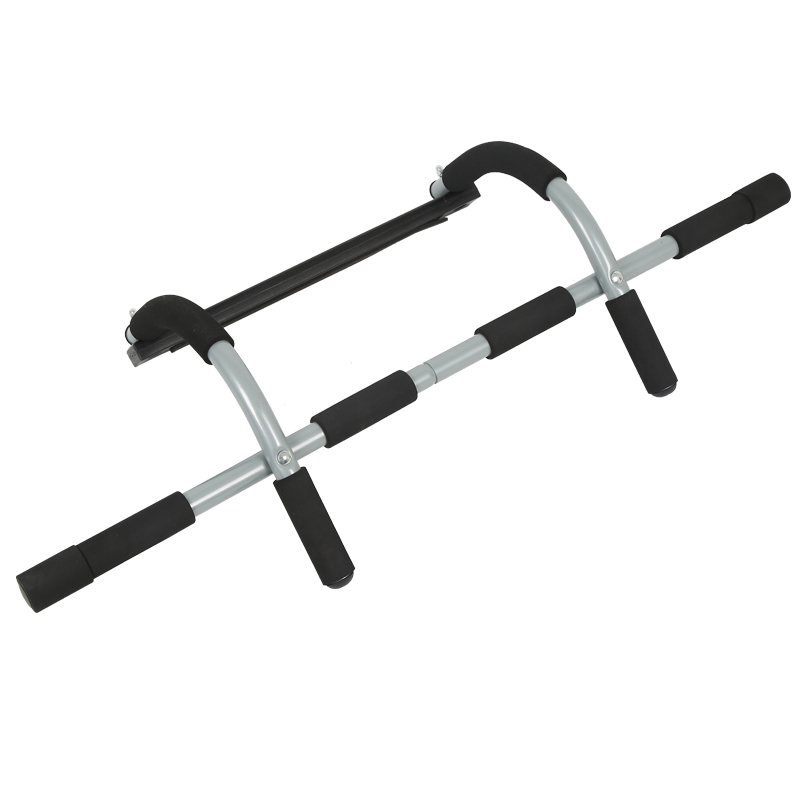 Door Pull Up Bar Classical model with black foam and grey steel tubes